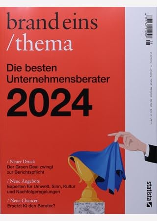 brand eins / thema 28/2024 'Die besten Unternehmensberater 2024'