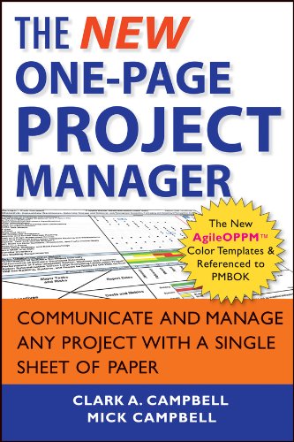 The New One-Page Project Manager: Communicate and Manage Any Project With A Single Sheet of Paper (English Edition)